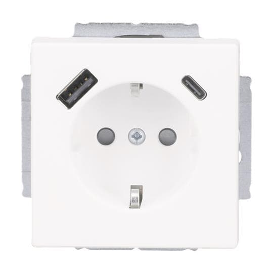BJ SCHUKO -/USB-A+C 20 EUCB2USBAC-884 Steckdose