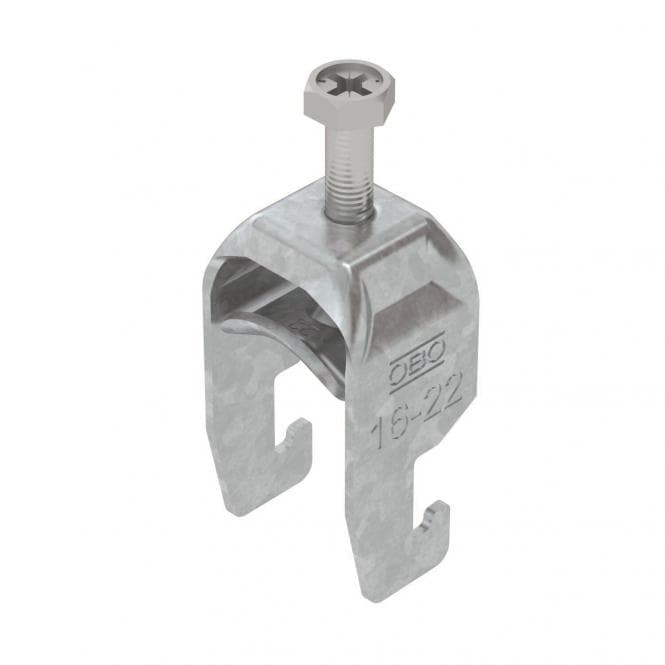 OBO BS-U1-M-22 FT Bügelschelle 2056 16-22mm tauchfeuerverzinkt 1186516 (Inhalt 1 Stück)