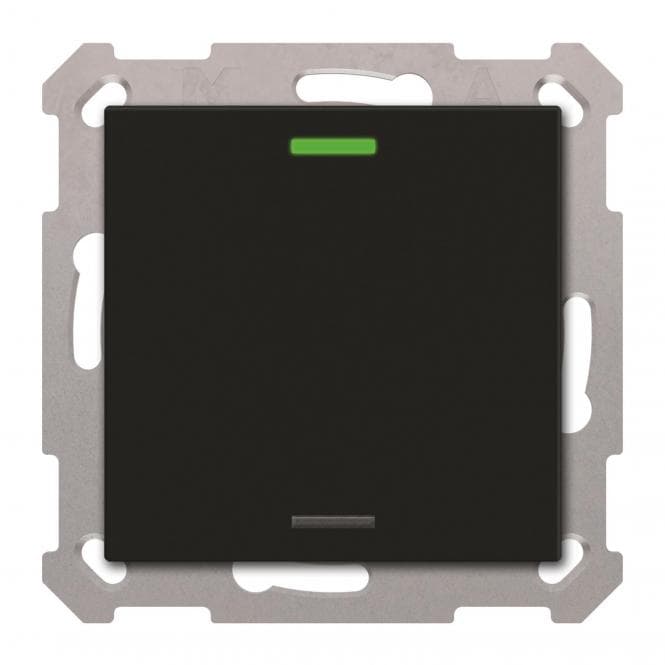 MDT BE-TAL55T106.01 KNX Taster Light 55 1f RGBW Temperatursensor sw matt Neutral