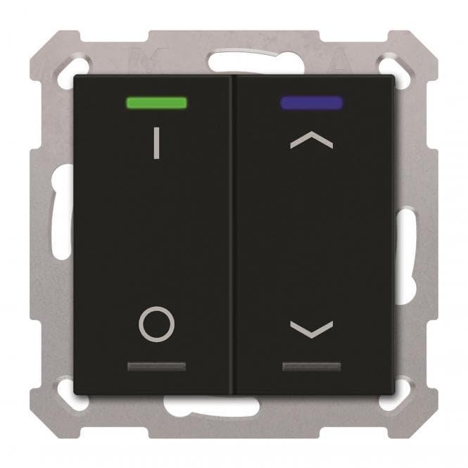 MDT BE-TAL55T206.D1 KNX Taster Light 55 2f RGBW Temperatursensor sw matt Sch_Jal