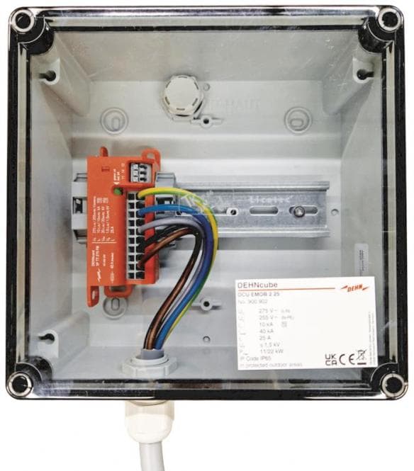 Dehn 900902 DCU EMOB 2 25 DCU EMOB 2 25 Überspannungsableiter Typ 2+3 DEHNcube
