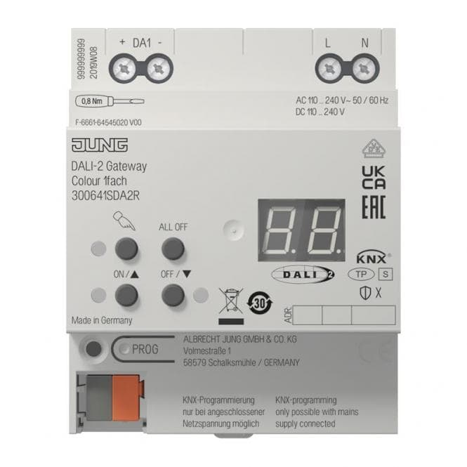 Jung KNX DALI-2 Gateway 30064 1S DA2 R Colour 1fach