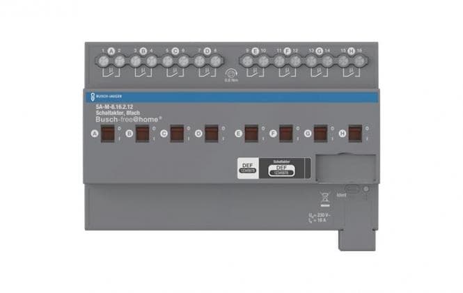 BJ Schaltaktor 8fach 16 A SA-M-8.16.2.12 REG