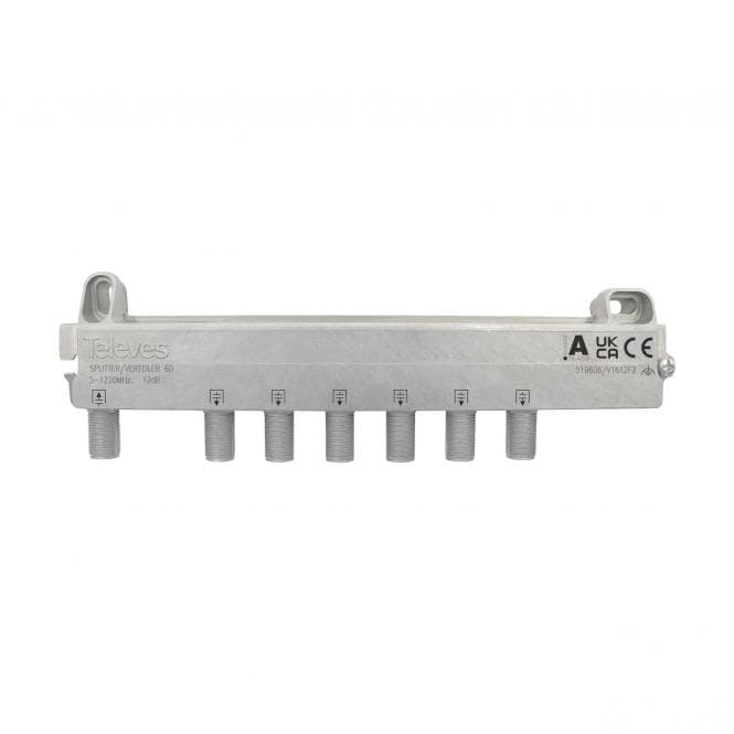 Televes 6-fach Verteiler VT612FZ 5-1218MHz VD: 12 dB 519606