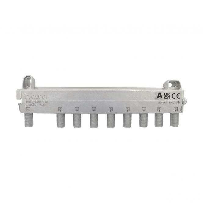 Televes 8-fach Verteiler VT814FZ 5-1218MHz VD: 14 dB 519608