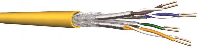 YelloNet 1500 Datenkabel Simplex Cca 500m Tr. 4x2xAWG22/1 1500 MHz Kat7A (Inhalt 500 Stück)