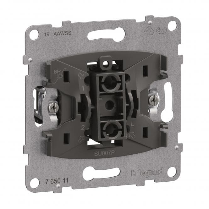 Legrand 765011 SEANO Einsatz Taster m.Wechselkontakt 10A Steckklemmen