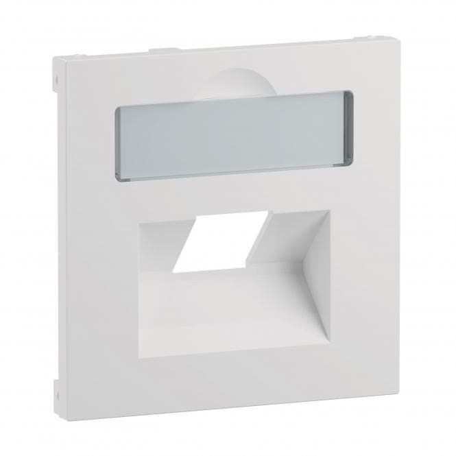 Legrand 765158 SEANO Abdeckung 1x RJ45 f Datendosen Fremdfabrikate Ultraweiß