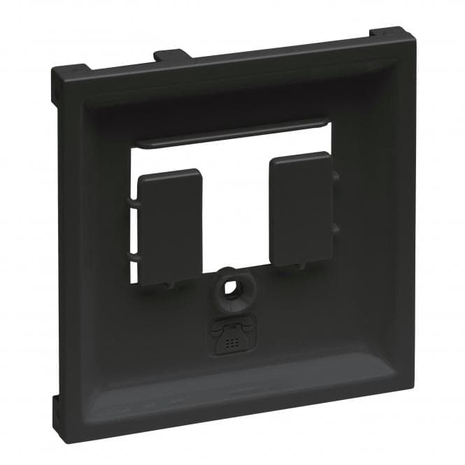 Legrand 765355 SEANO Abdeckung f.TDO & TAE in der Farbausführung sw lackiert
