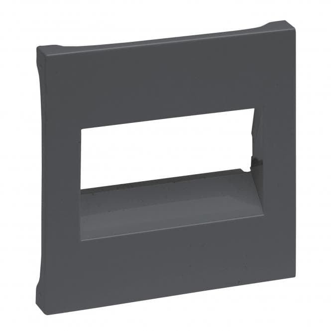Legrand 765454 SEANO Abdeckung RJ45 f.1- u.2-fach Datendosen Anthrazit lackiert