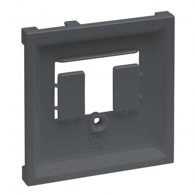 Legrand 765455 SEANO Abdeckung f.TDO & TAE in der Farbausführung Anthrazit