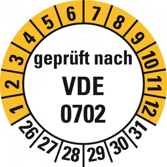 HEIN 188207 Prüfpl.VDE 0702,26-31,PF,20mm,500/ROL