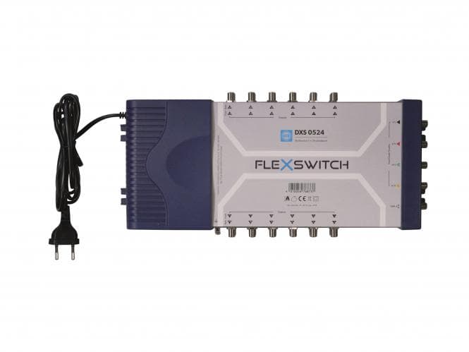 WISI FLEXSWITCH Multischalter DXS0524 5in24 aktiv mit Netzteil