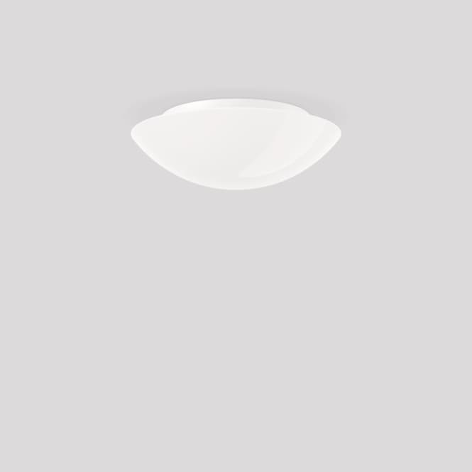 RZB Flat Basic IP43 E27 2X60W 211059.002 A60 D=370mm H=118mm Opalglas