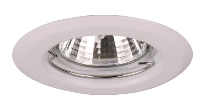 BRUM NV-Einbaustrahler weiß 01-70010 GU5,3 50W DA60 Eisen starr