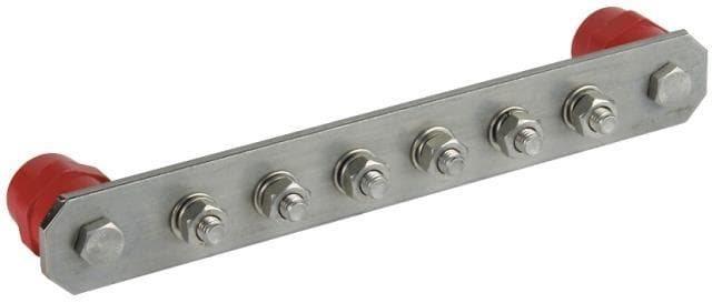 DEHN Pot.Ausgleichsschiene 6POL. 472209 Niro Anschluss bis 6