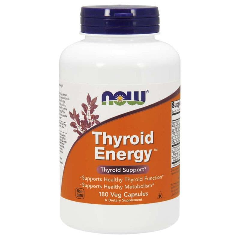 Zdrowa Tarczyca Kompleks Now Foods Thyroid Energy 180vkaps