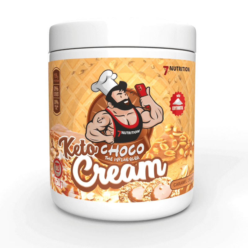 Zdrowa Żywność Krem dietetyczny 7Nutrition Keto Cream 750g Chrupiący Karmelowy