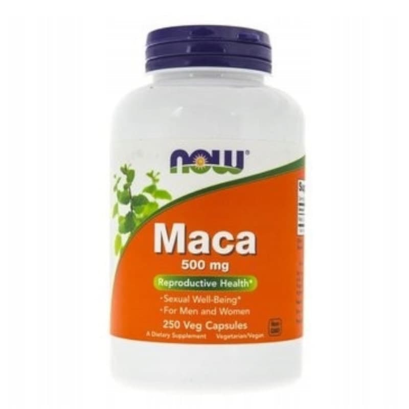 Wsparcie witalności Żeń-szeń Peruwiański Now Foods Maca 250kaps