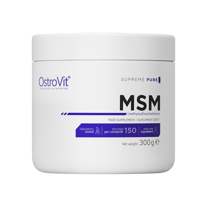 Regeneracja Stawów Siarka Organiczna Ostrovit Supreme Pure MSM 300g