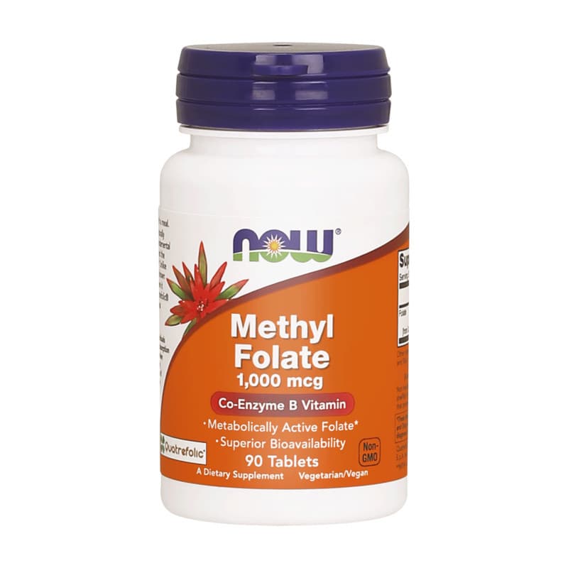 Witaminy B Now Foods Methyl Folate 1000 mcg 90tab