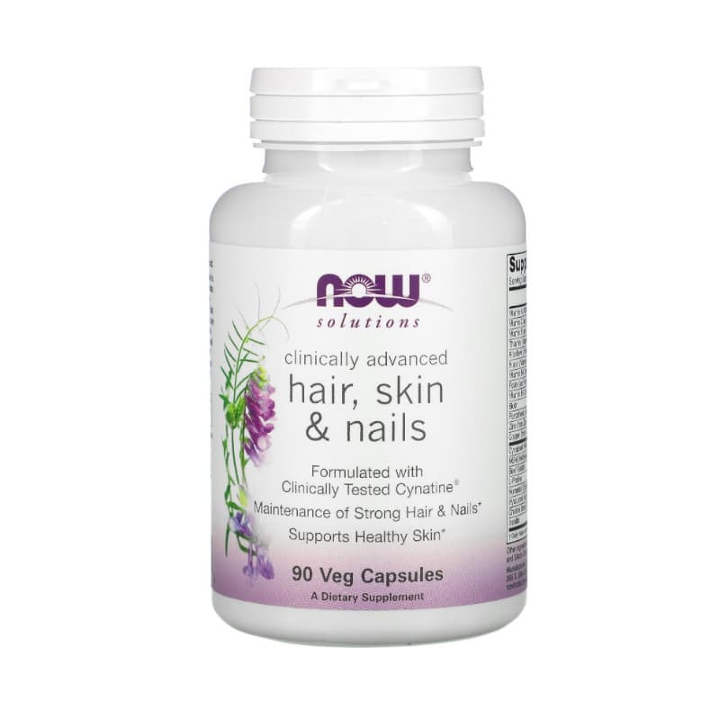 Wsparcie Włosów, Skóry, Paznokci Kompleks Now Foods Hair, Skin & Nails 90vkaps