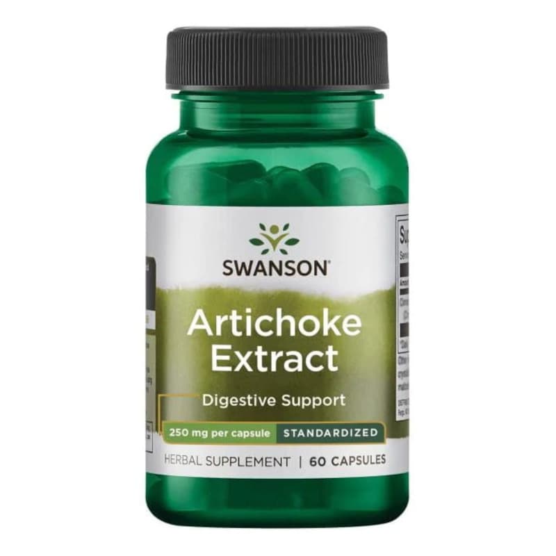 Wsparcie Wątroby Karczoch Zwyczajny Swanson Artichoke Extract 250mg 60kaps