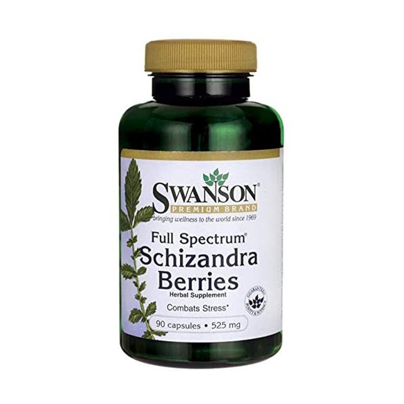 Adaptogeny Cytryniec Chiński Swanson Schizandra Extract 525mg 60kaps