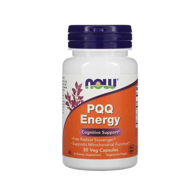 Pamięć i Koncentracja Metoksantyna Now Foods PQQ Energy 30vkaps