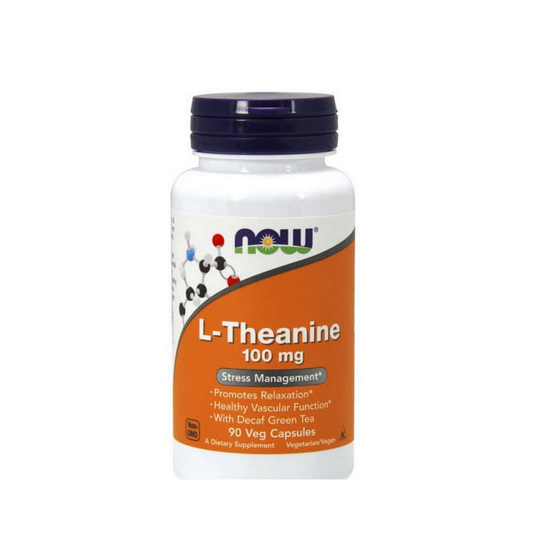 Pamięć i Koncentracja Teanina Now Foods L-Theanine 100mg 90vkaps