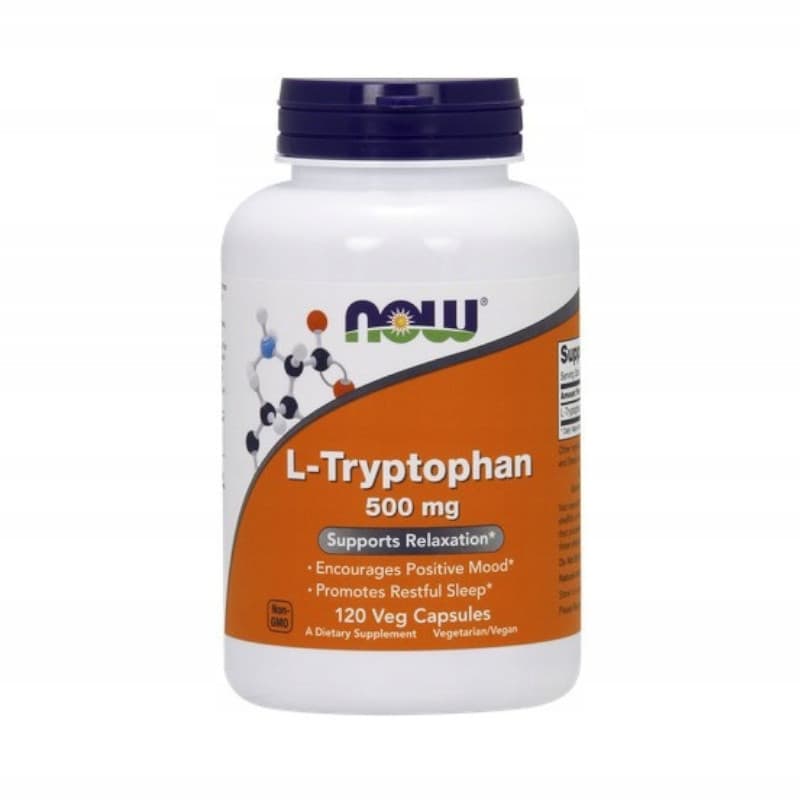 Dobry Sen Tryptofan Now Foods L-Tryptophan 500mg 120vkaps