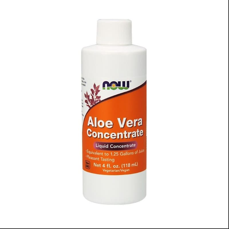 Trawienie Koncentrat Aloesowy Now Foods Aloe Vera Concentrate 118ml