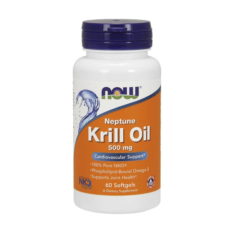 Kwasy Tłuszczowe Omega Now Foods Neptune Krill Oil 500mg 60softgels