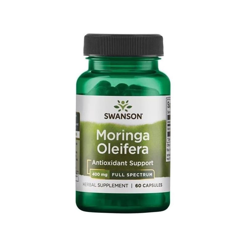 Wsparcie Wątroby Moringa Olejodajna Swanson Moringa Oleifera 60kaps