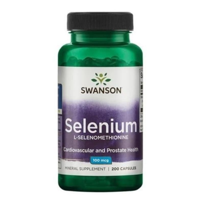 Minerały Selen Swanson Selenium 200kaps
