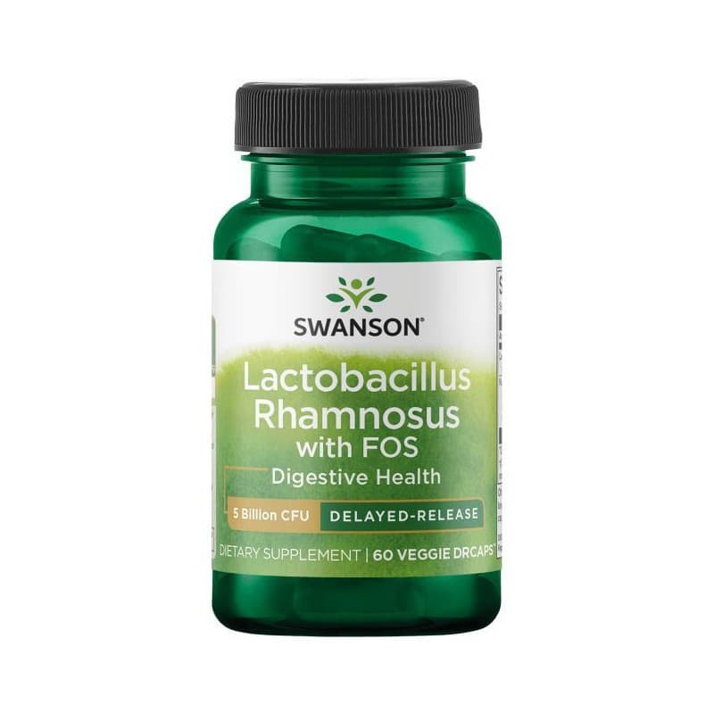 Wsparcie Jelit Probiotyki Swanson Lactobacillus Rhamnosus 60vkaps
