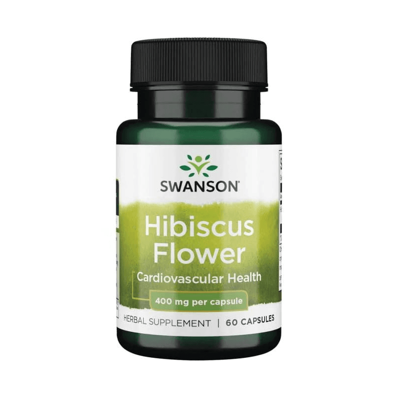 Zdrowe Serce Kwiat Hibiskusa Swanson Full Spectrum Hibiscus 400mg 60kaps