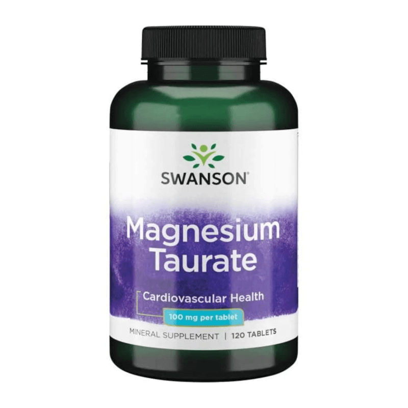 Minerały Magnez Swanson Magnesium Taurate 100mg 120tab