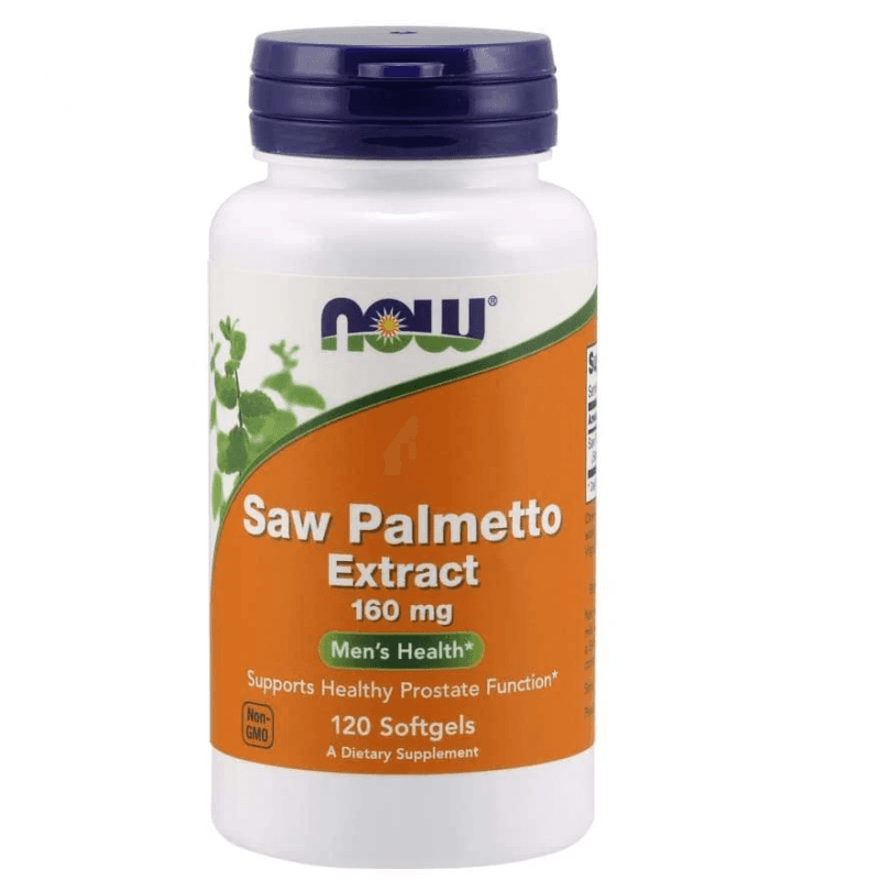 Męska Kondycja Palma Sabałowa Now Foods Saw Palmetto Extract 160mg 120softgels