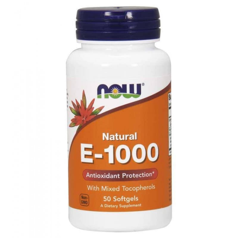Witaminy E Now Foods Vitamin (Mixed) E-1000 50softgels