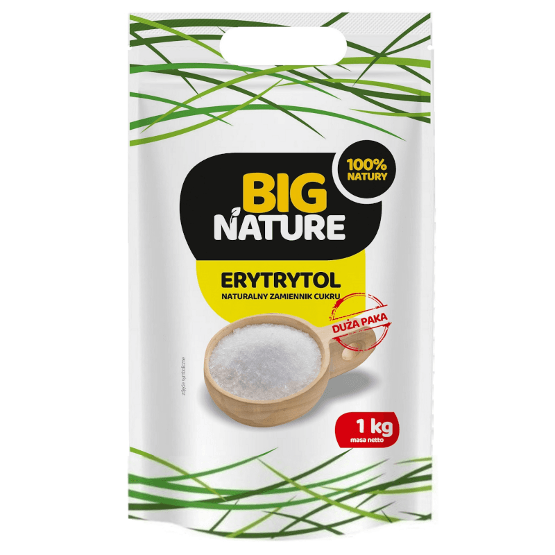 Zamiennik Cukru Erytrytol Big Nature Erytrytol 1000g