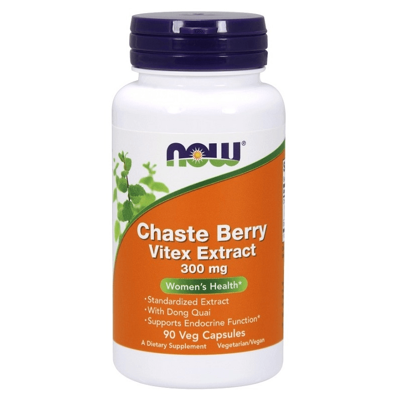 Kobieca Kondycja Niepokalanek Pospolity Now Foods Chaste Berry Vitex Extract 300mg 90vkaps