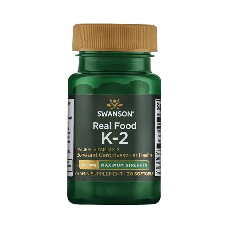 Witaminy K Swanson Vitamin K2 Natural 200mcg 30softgels