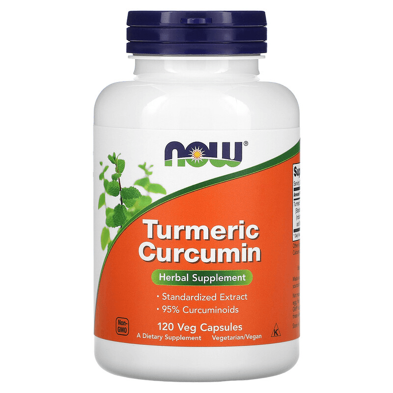 Wsparcie Odporności Kurkumina Now Foods Turmeric Curcumin 120softgels
