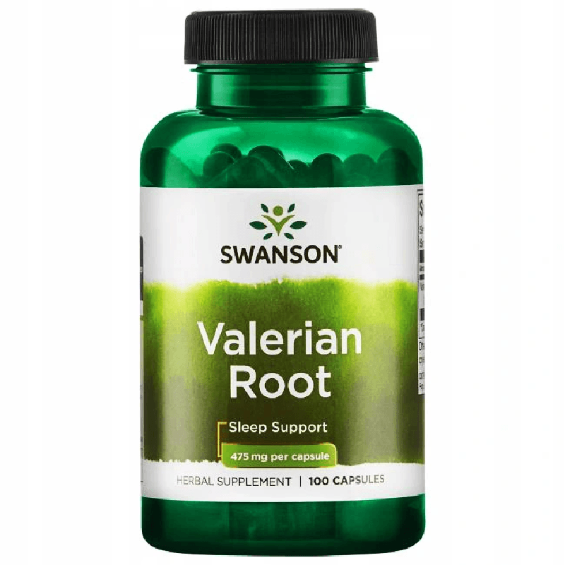 Dobry Sen Kozłek Lekarski Swanson Valerian Root 475mg 100kaps