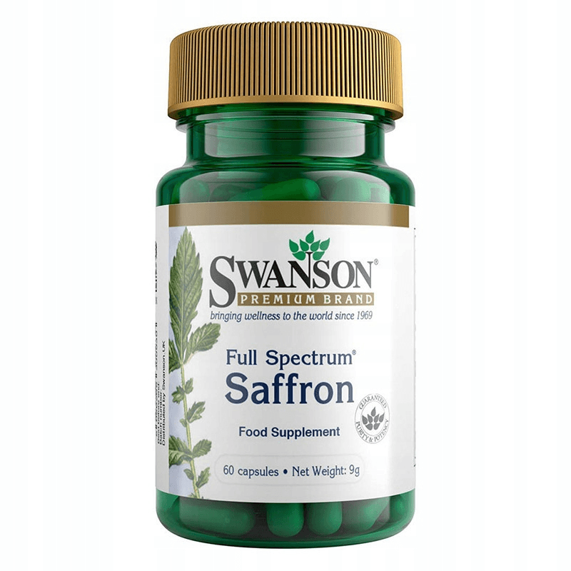Trawienie Szafran Swanson Full Spectrum Saffron 15 mg 60kaps