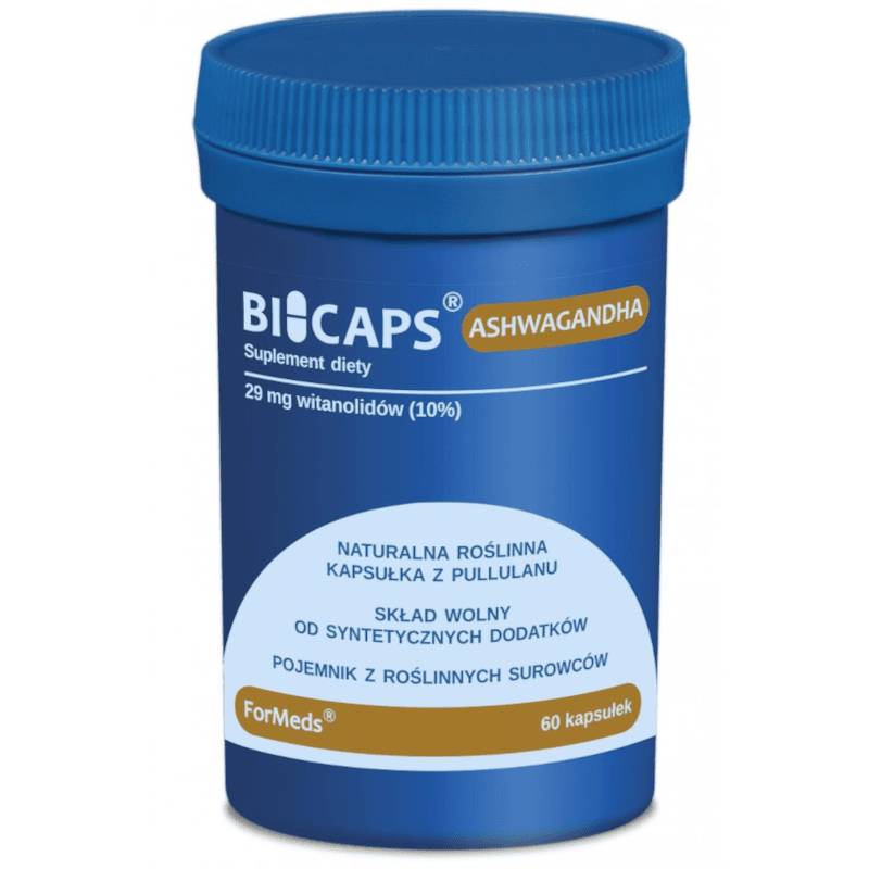 Adaptogeny Witania Ospała Formeds Bicaps Ashwagandha 60kaps