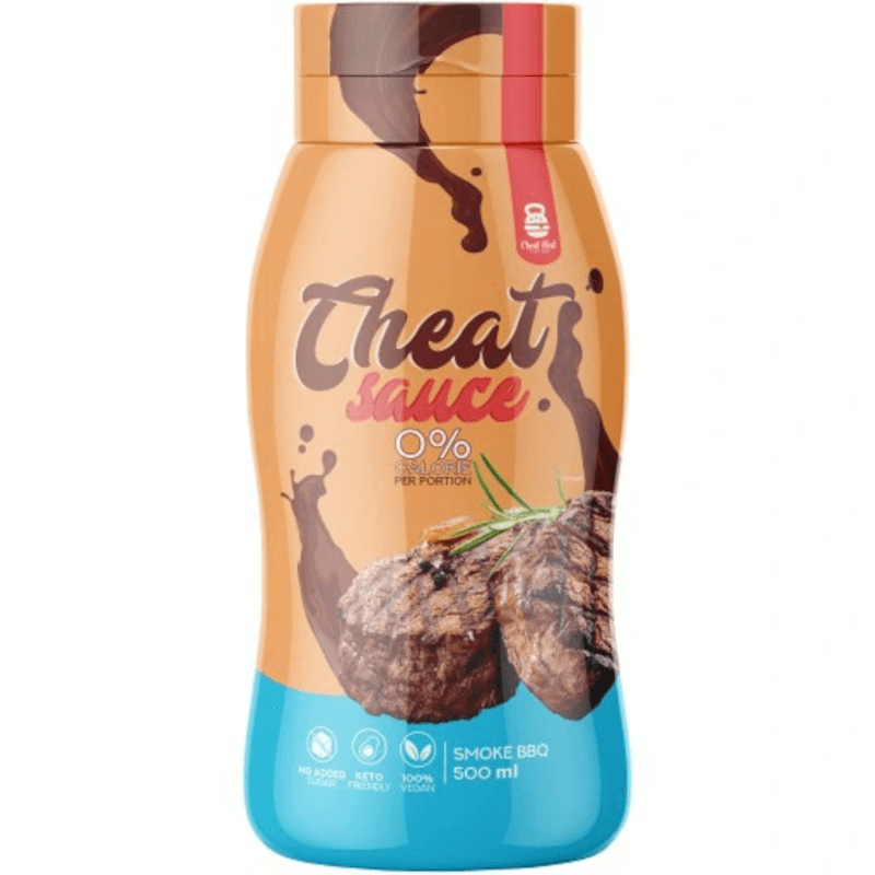 Sos bez kalorii Wytrawny Cheat Meal Syrup 0% 500ml Wędzony BBQ