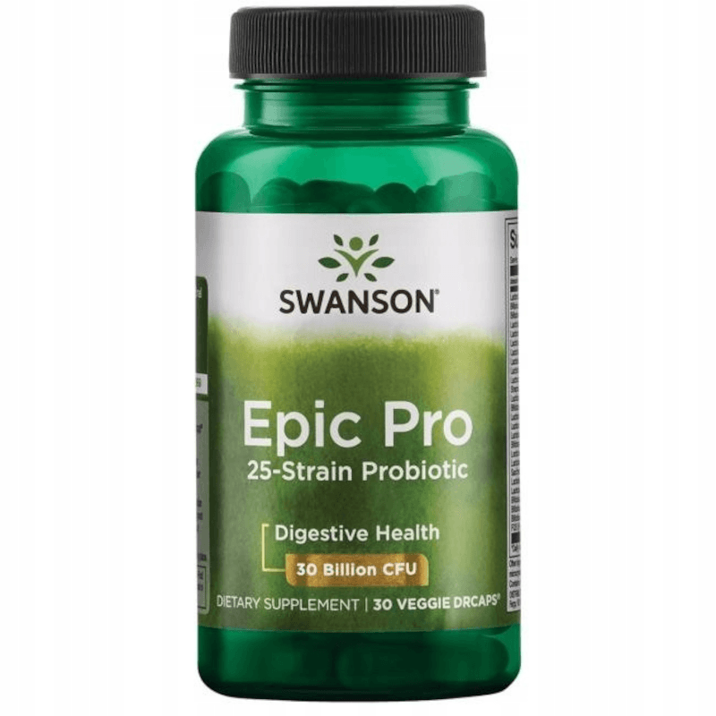 Prawidłowe Trawienie Probiotyki Swanson Epic Pro 25-Strain Probiotic 30vkaps
