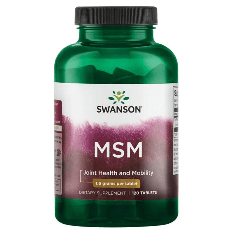 Regeneracja Stawów Siarka Organiczna Swanson MSM 120tab